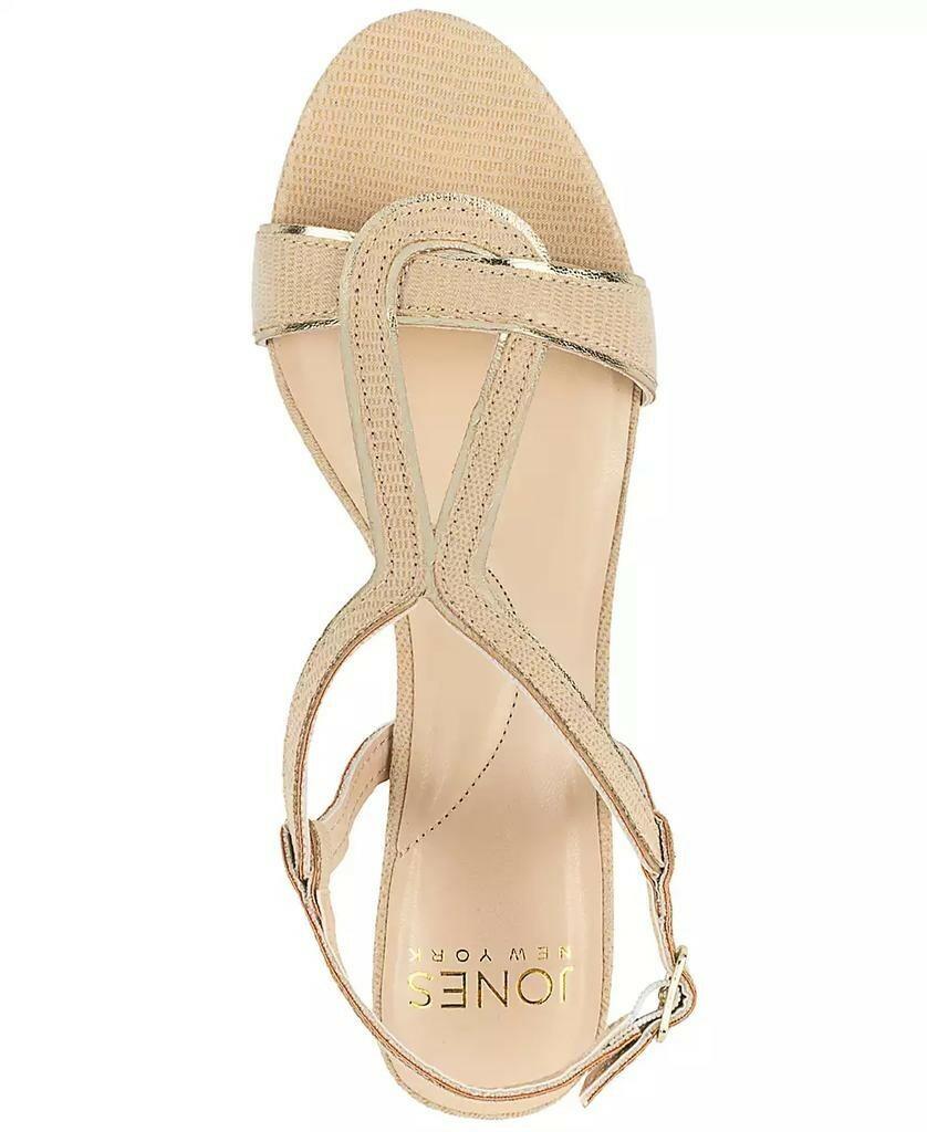 Jones New York Womens Denera Wedge Sandals Tan Size 6 New $100