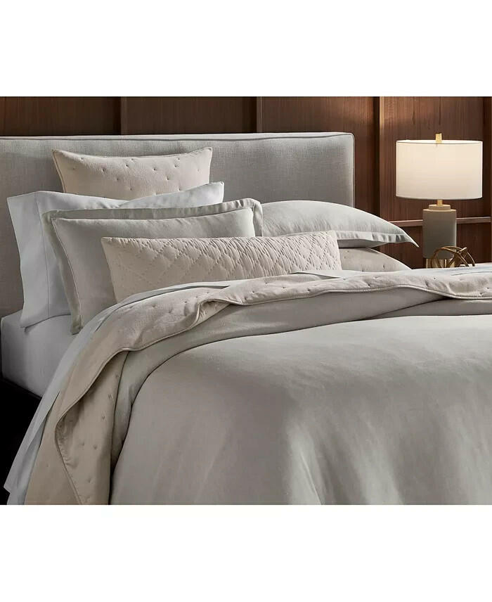 Hotel Collection Linen Modal Blend 3 Piece Duvet Cover Set King Natural $600