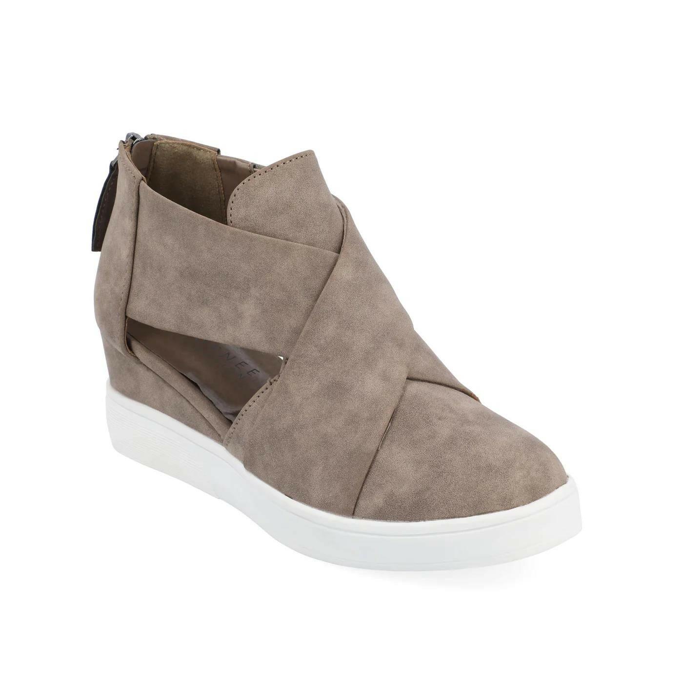 Journee Collection Women's Seena Wedge Sneakers Size 9 - New