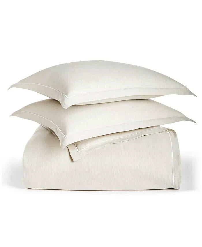 Hotel Collection Linen Modal Blend 3 Piece Duvet Cover Set King Natural $600