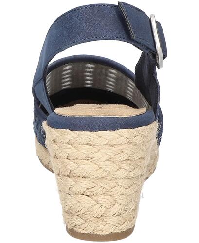 EASY STREET Pari Slip-On Espadrille Wedges Sandals Women's Size 8.5
