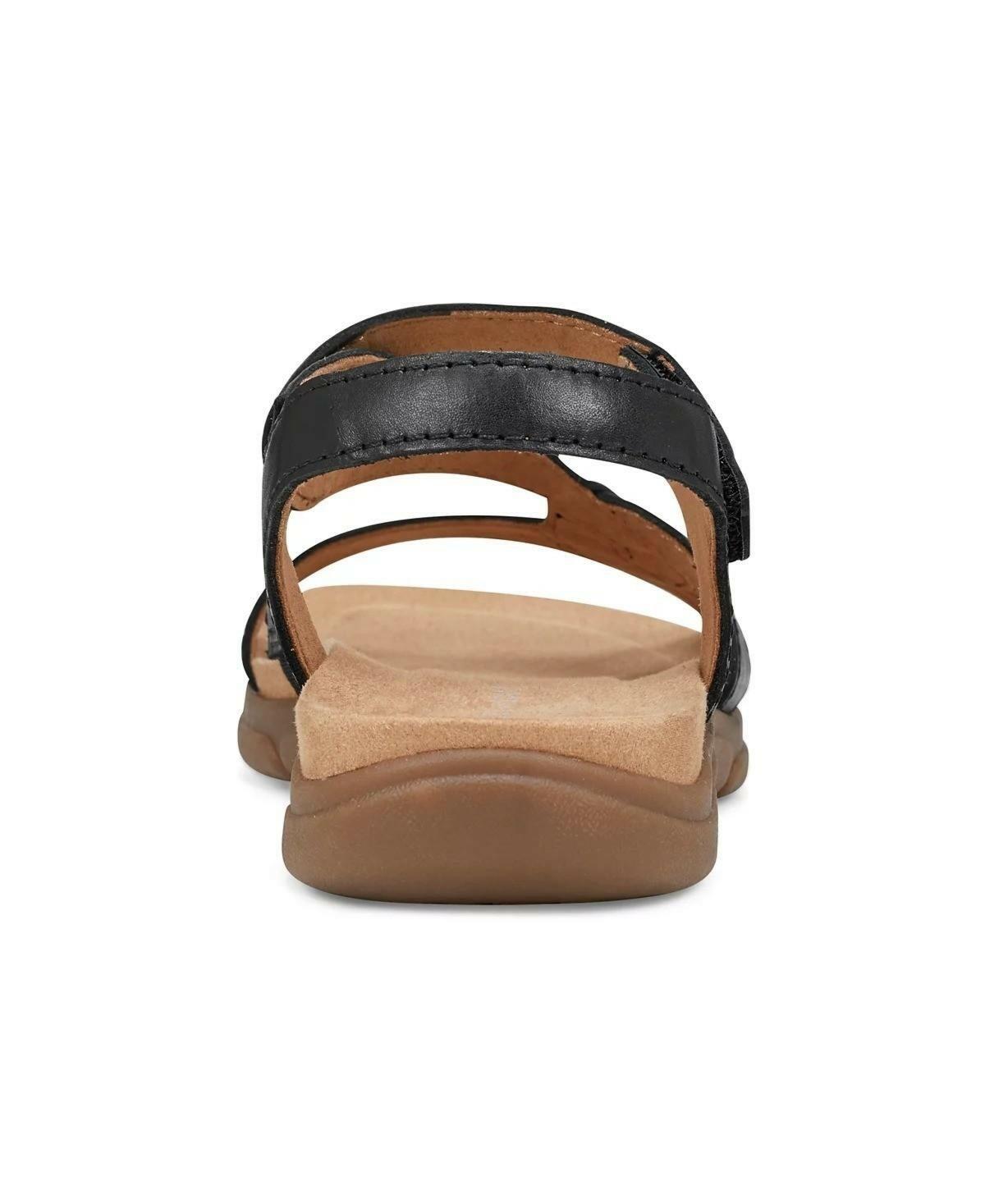 Easy Spirit Minny Sandals Women’s Casual Comfort Shoes Black Size 8.5 W MSRP $69