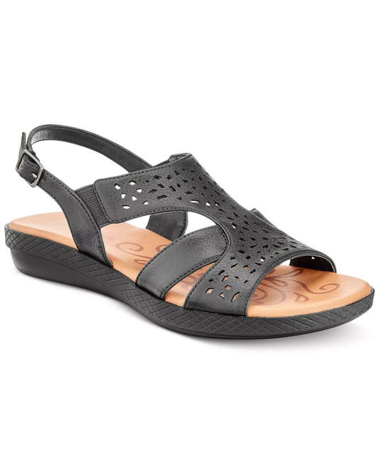 Easy Street Womens Bolt Slingback Sandals Black Size 8 New $69