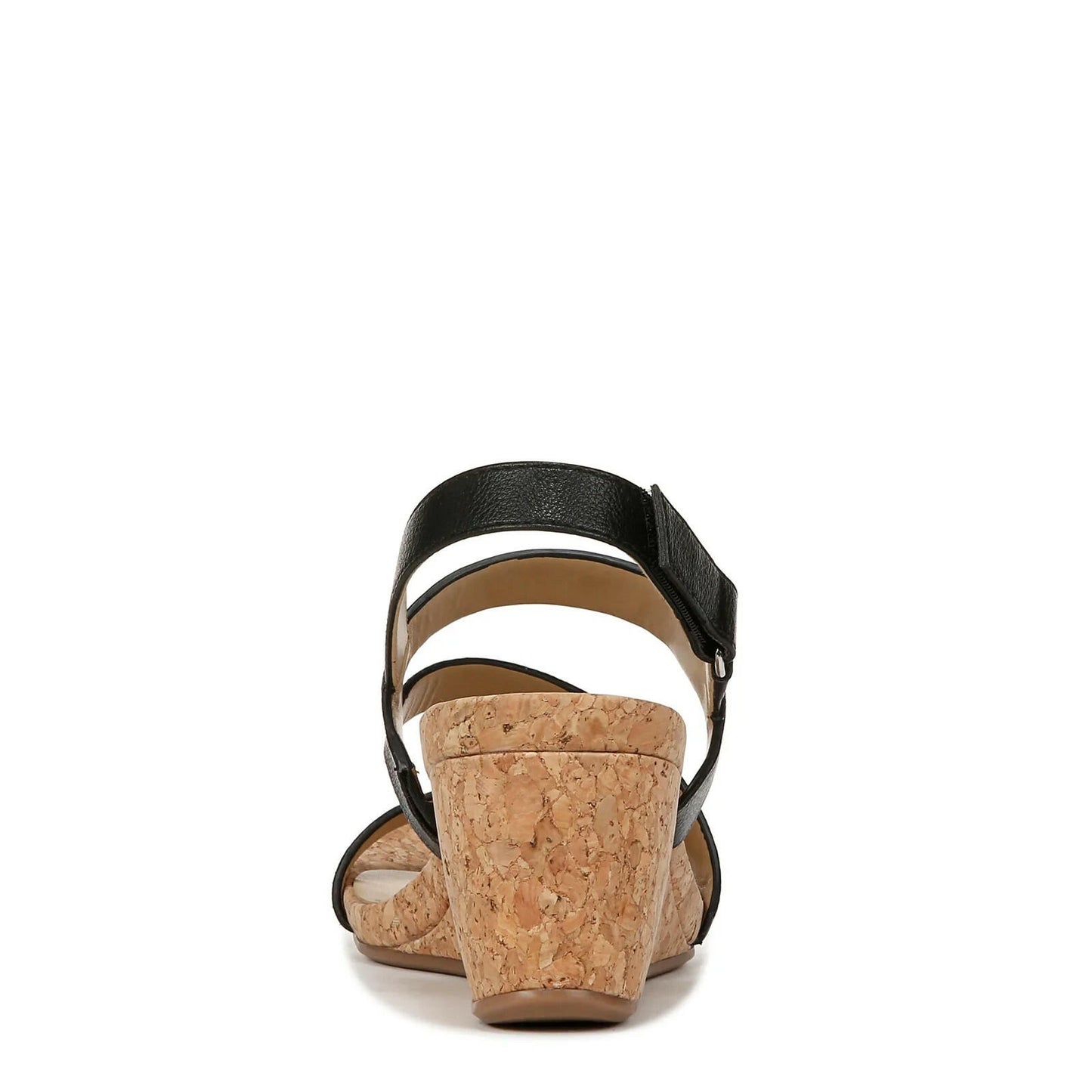 Naturalizer Adria Wedge Sandal Black Size 9 New MSRP $99