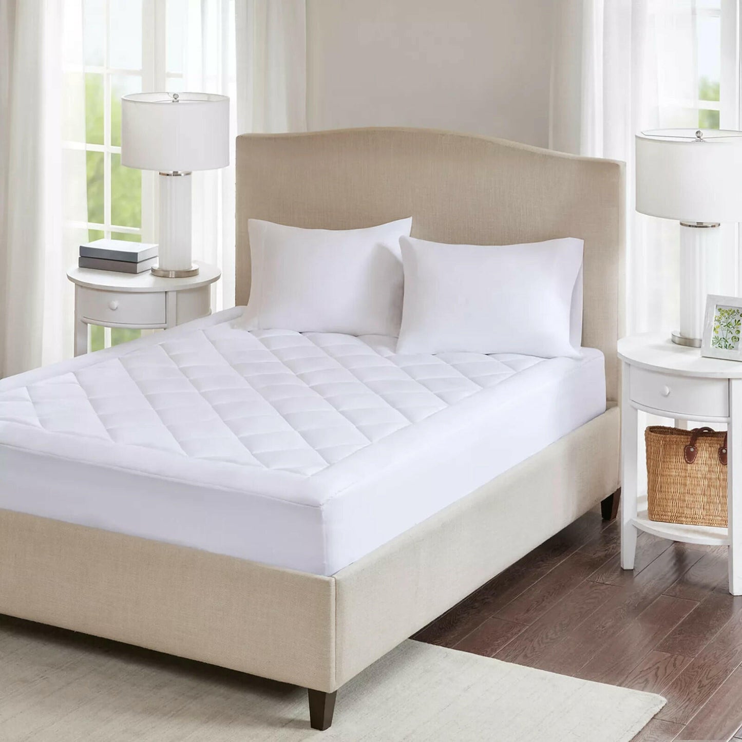 Madison Park Sleep Philosophy Quilted  Scotchgard Twin XL Mattress Pad MSRP $56