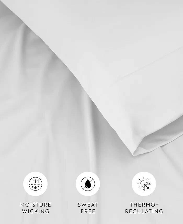 ienjoy Home Bamboo 4-Pc California King Sheet Set Gray Soft Cooling MSRP $276