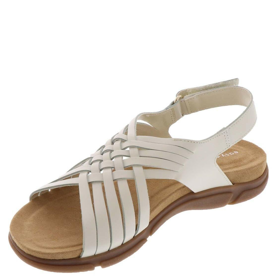 Easy Spirit Mar Women’s Sandals Ivory 12 Adjustable Strap MSRP $69