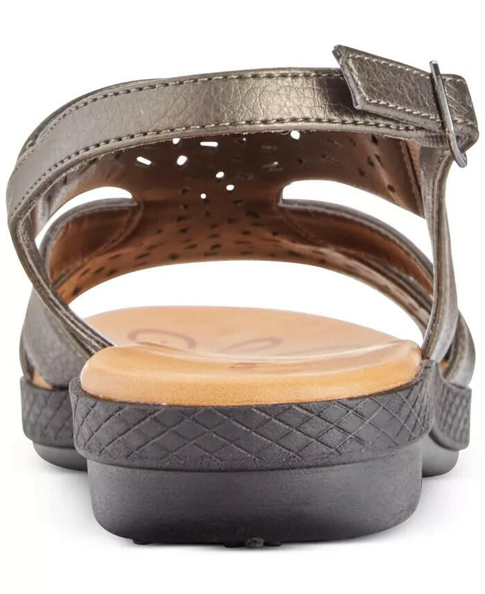 Easy Street Bolt Sandals Pewter Size 5.5 MSRP $60