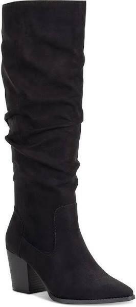 Sun + Stone Elviss Slouch Knee High Dress Boots Black 9 M MSRP $179