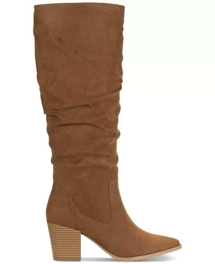Sun + Stone Elviss Slouch Knee High Dress Boots Black 9 M MSRP $179