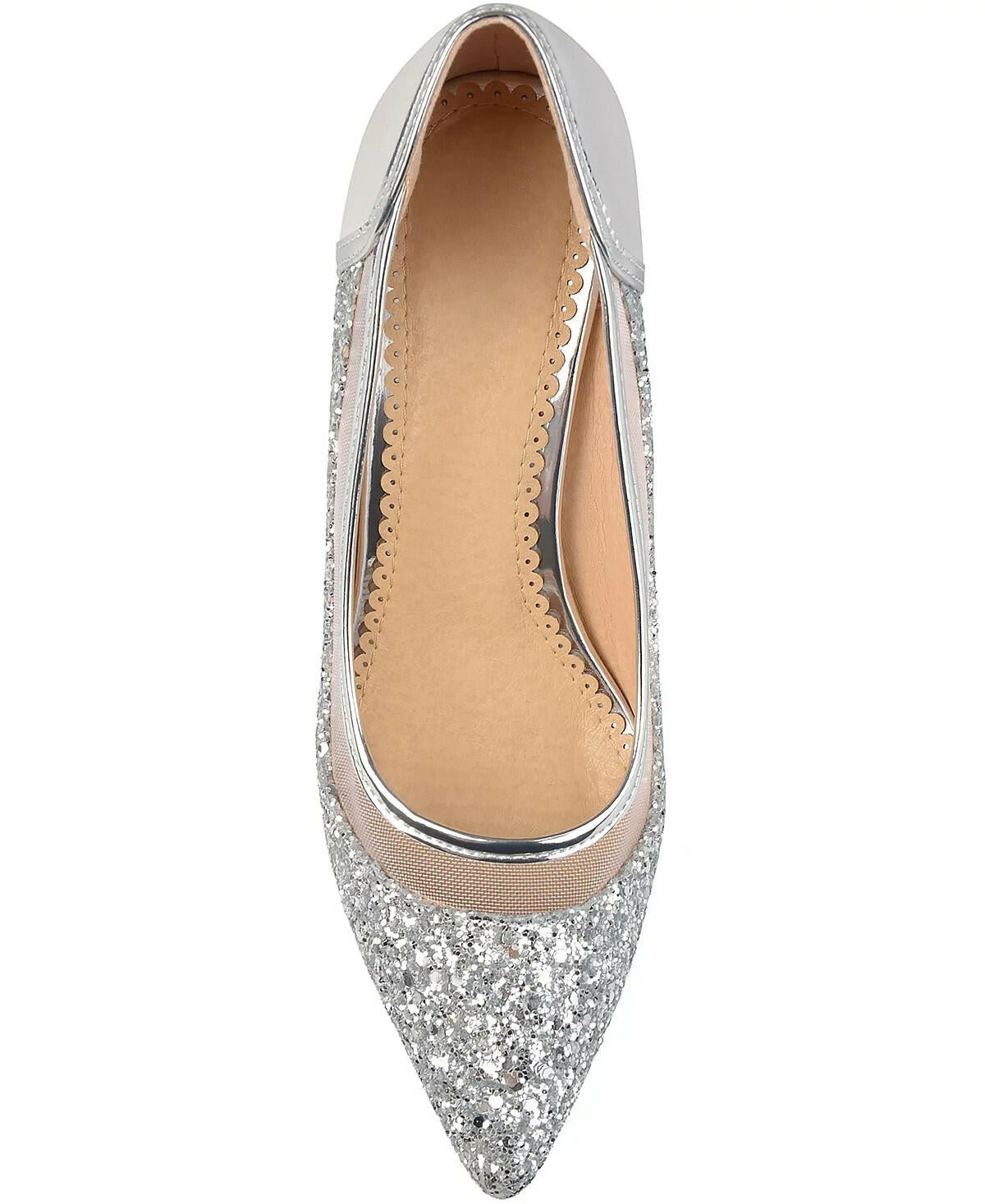 JOURNEE COLLECTION WOMEN'S KALANI HIGH HEEL PUMPS SILVER US SIZE 9 $84