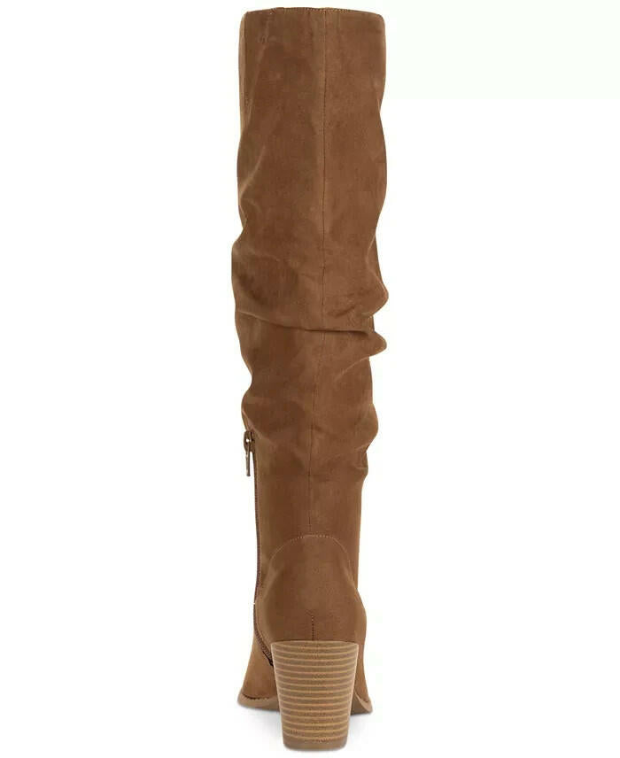 Sun + Stone Elviss Slouch Knee High Dress Boots Chestnut 6.5 M MSRP $179