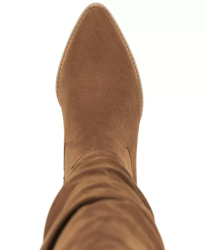 Sun + Stone Elviss Slouch Knee High Dress Boots Chestnut 6.5 M MSRP $179
