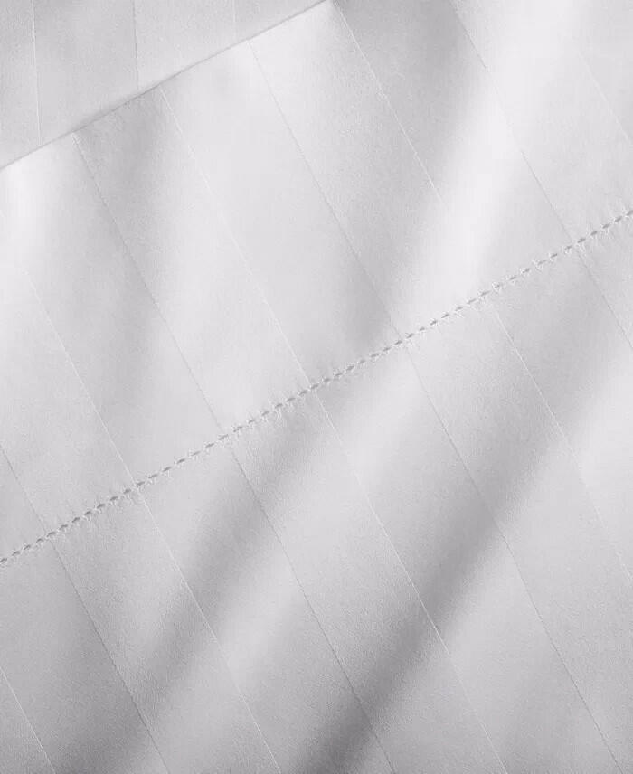 Charter Club 1.5" Stripe 550TC Cotton 4 Piece Sheet Set Full MSRP $120