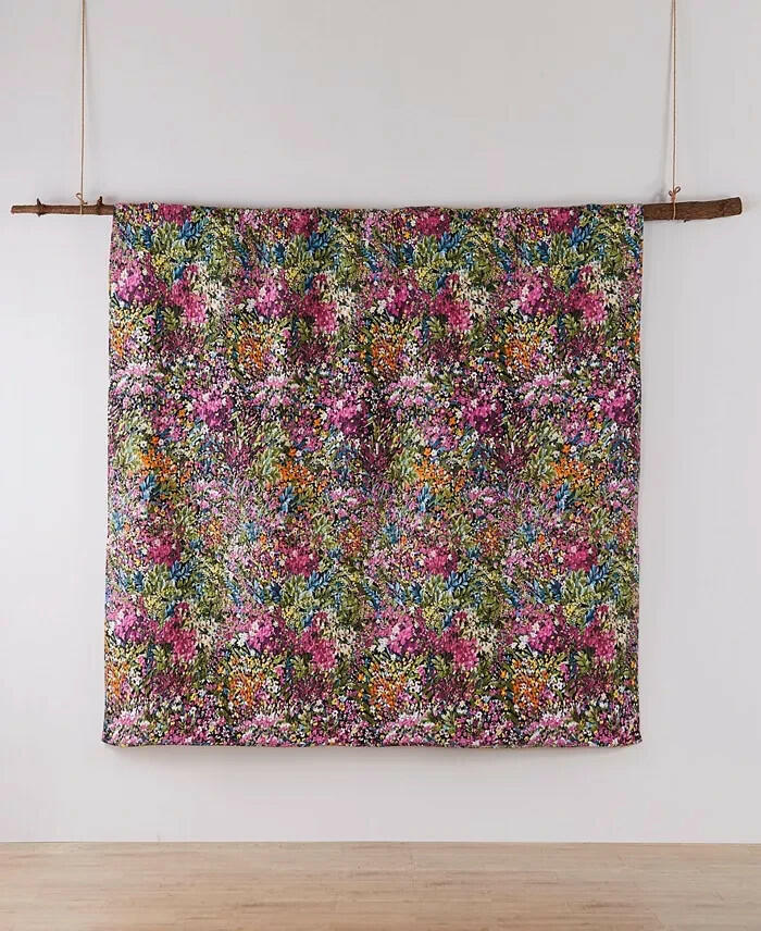 Levtex Basel Quilt Set Full Queen Reversible Multi Floral $380