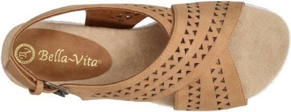 Bella Vita Bella Vita Womens Cosette Wedge Brown  8M