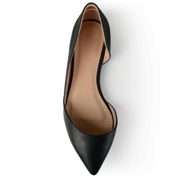 Journee Collection Cortni Slip-On Flats Women’s Pointed Toe Shoes Black Size 7.5