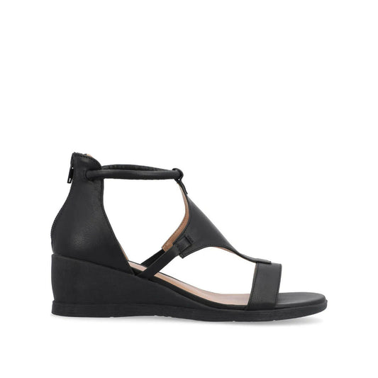 Trayle Women’s Wedge Gladiator Sandals Black Size 9W New $94 MSRP