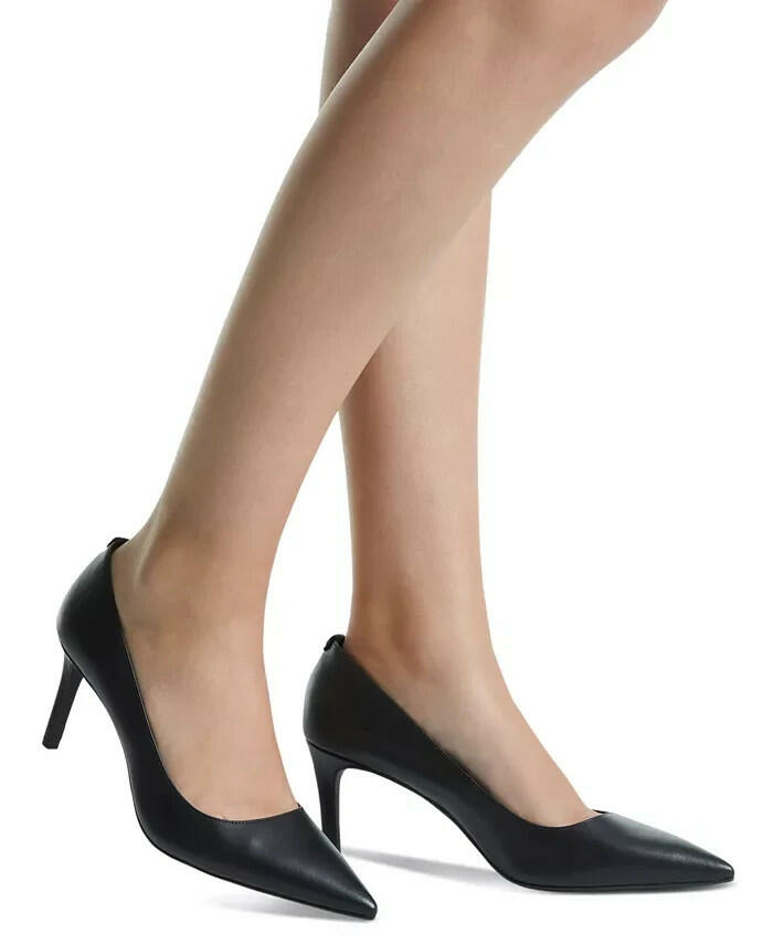 Michael Kors Alina Flex Leather Pumps 9.5 Black MSRP $115