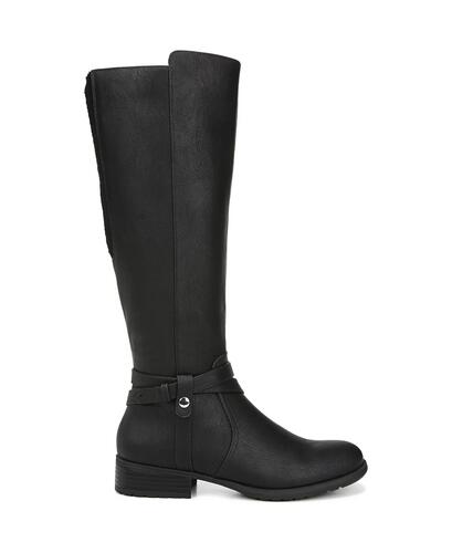 LifeStride Xtrovert Wide Calf Riding Boots – Women’s Black, Size 6W