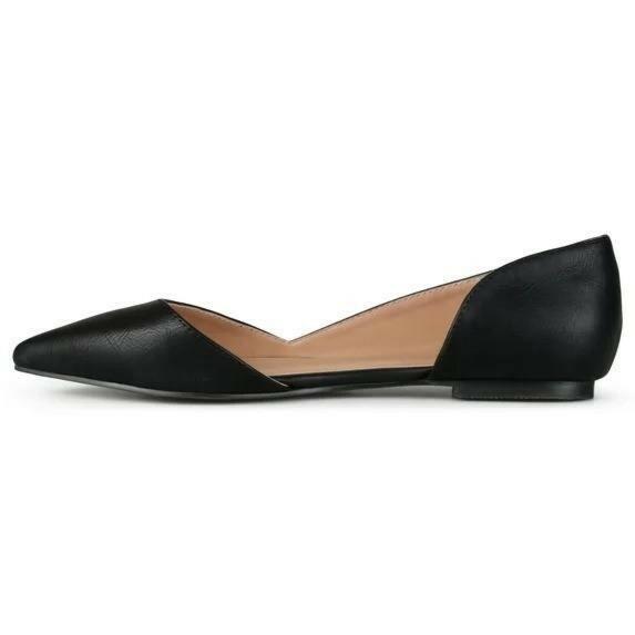 Journee Collection Cortni Slip-On Flats Women’s Pointed Toe Shoes Black Size 7.5