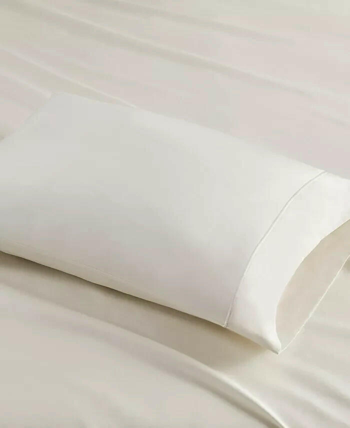 Croscill 500 Thread Count Egyptian Cotton 4 Piece Sheet Set Queen Ivory $290