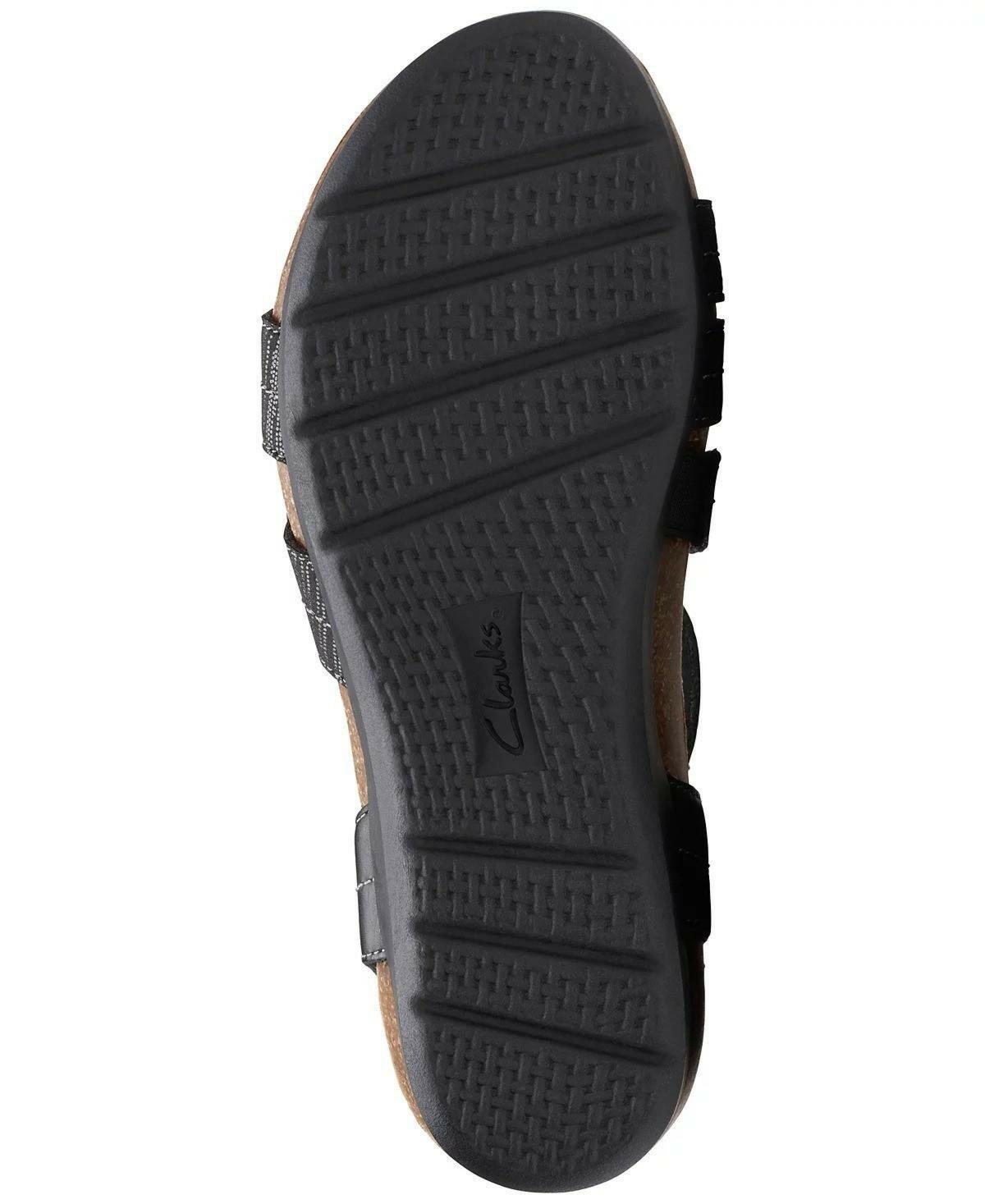 Clarks Calenne Clara  MSRP $94 Women’s Strappy Wedge Sandals Gladiator Open Toe