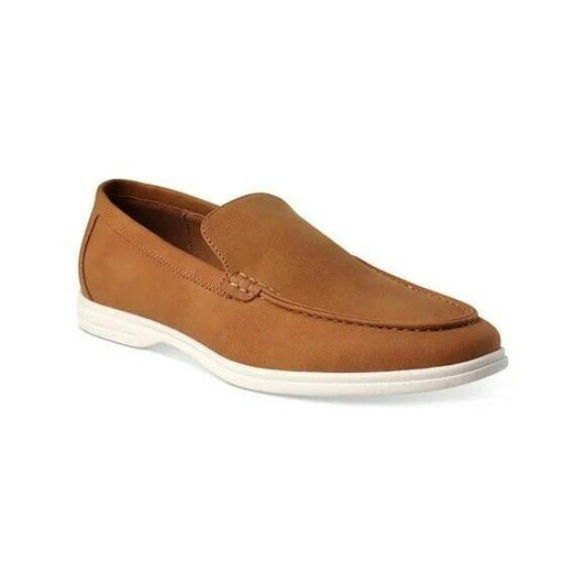 Alfani Porter Men’s Loafer Brown Faux Leather Memory Foam Size 9.5 MSRP $60