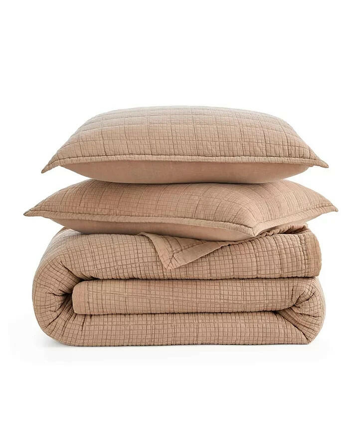 UGG Campo Cotton 2 Pc Quilt Set Twin Twin XL Sandalwood Brown $130