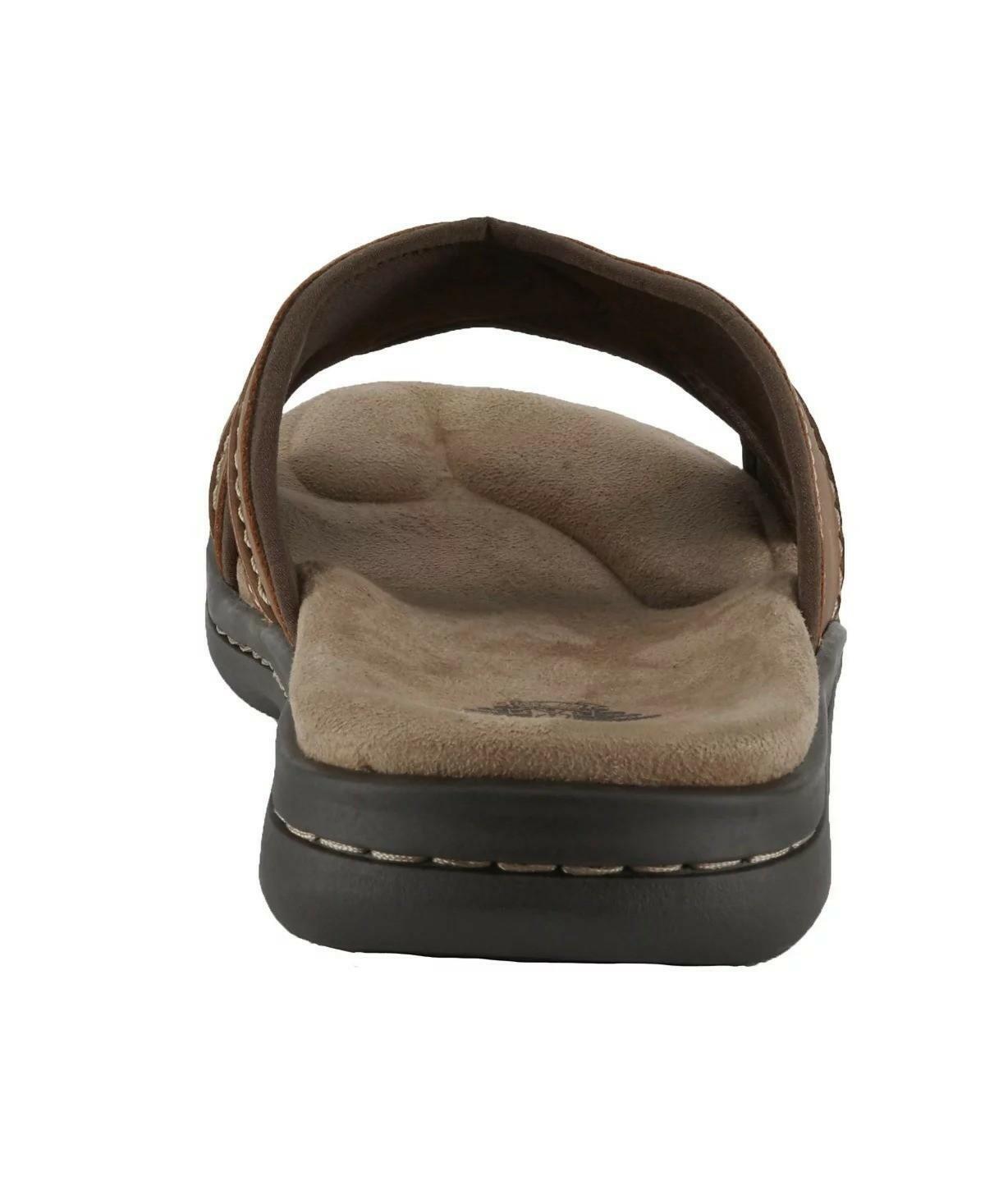 Dockers Sunland Slide Sandals Mens Size 9 Brown Casual Comfort Slip On