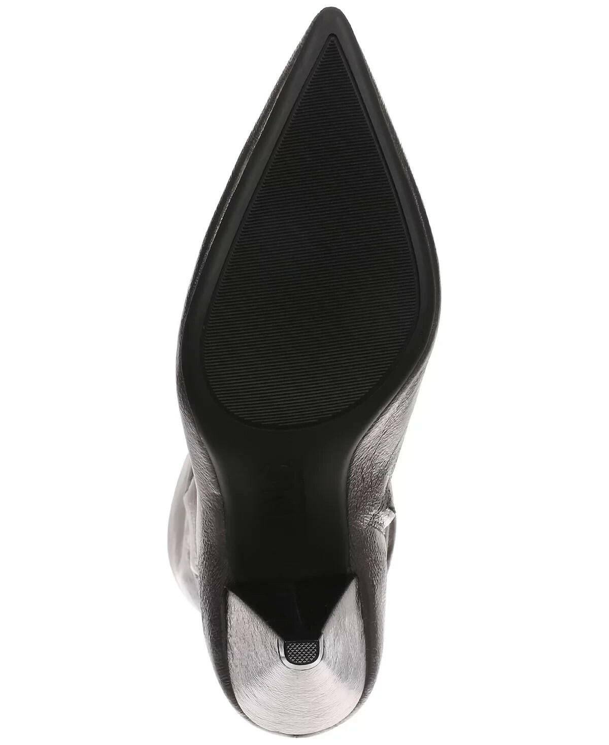 INC International Concepts Womens Diiannaa Slouch Boots 6.5 Pewter MSRP $129