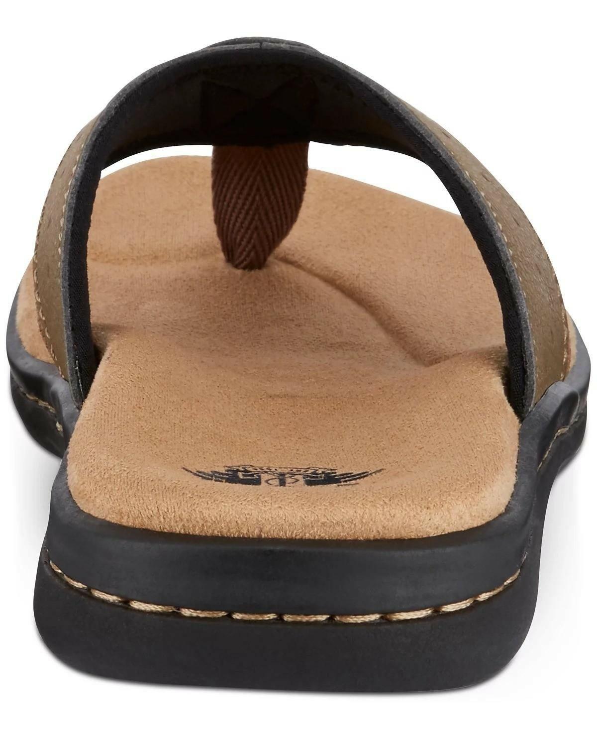 Dockers Laguna Flip Flop Sandals Mens Size 7 Brown Casual Slip On