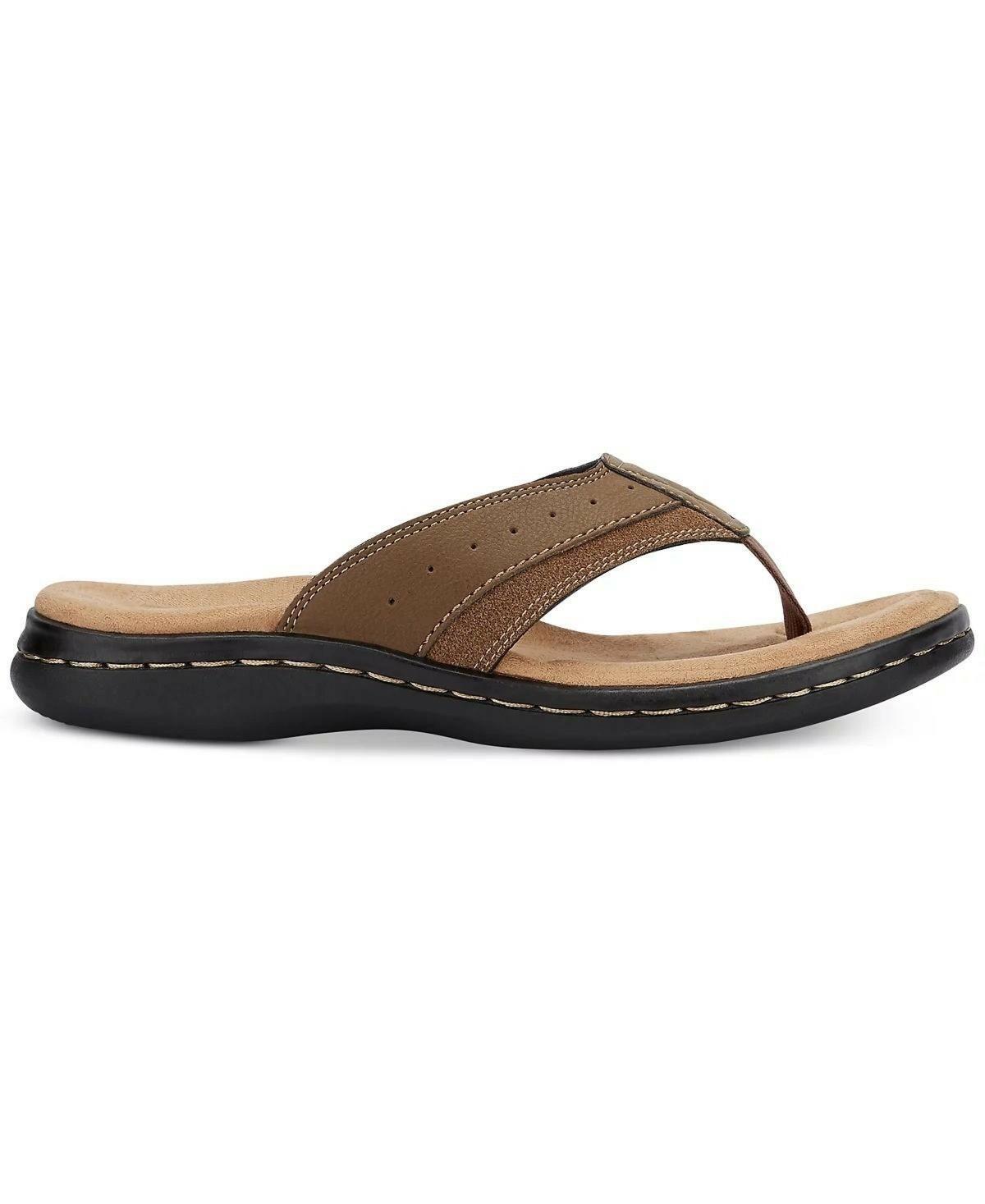 Dockers Laguna Flip Flop Sandals Mens Size 7 Brown Casual Slip On