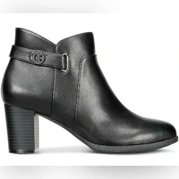 Giani Bernini Artemyss Block Heel Booties Brown Women’s 8 MSRP $99