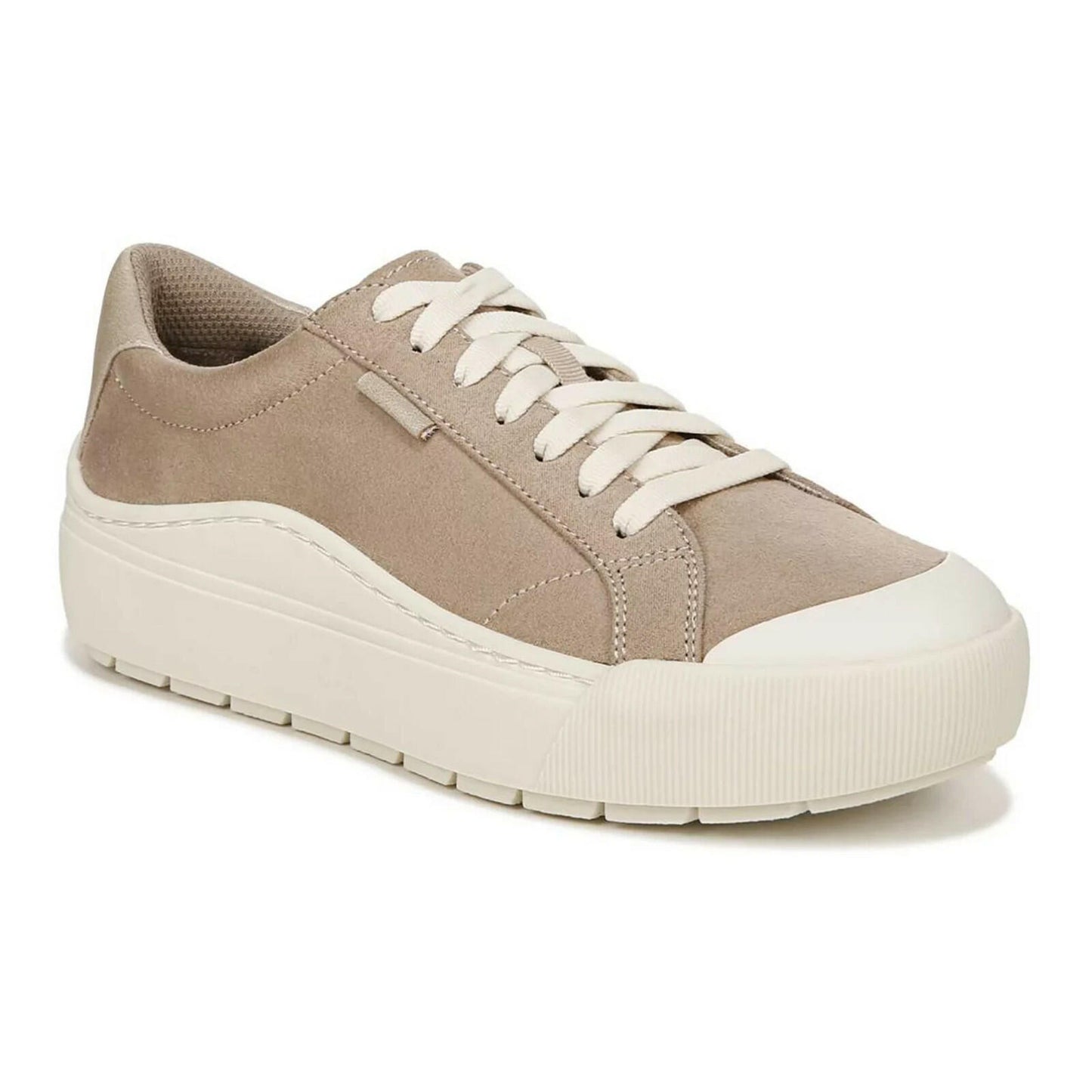 Dr Scholls Womens Time Off Go Platform Sneakers Toasted Taupe Tan 8 New $100