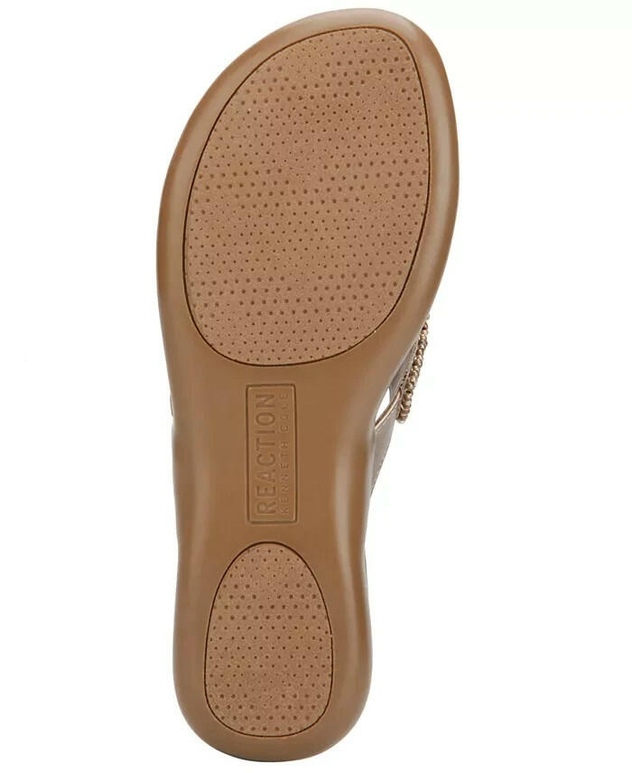 Kenneth Cole Reaction Womens Glamathon Sandals Champagne Tan 9.5 New $69