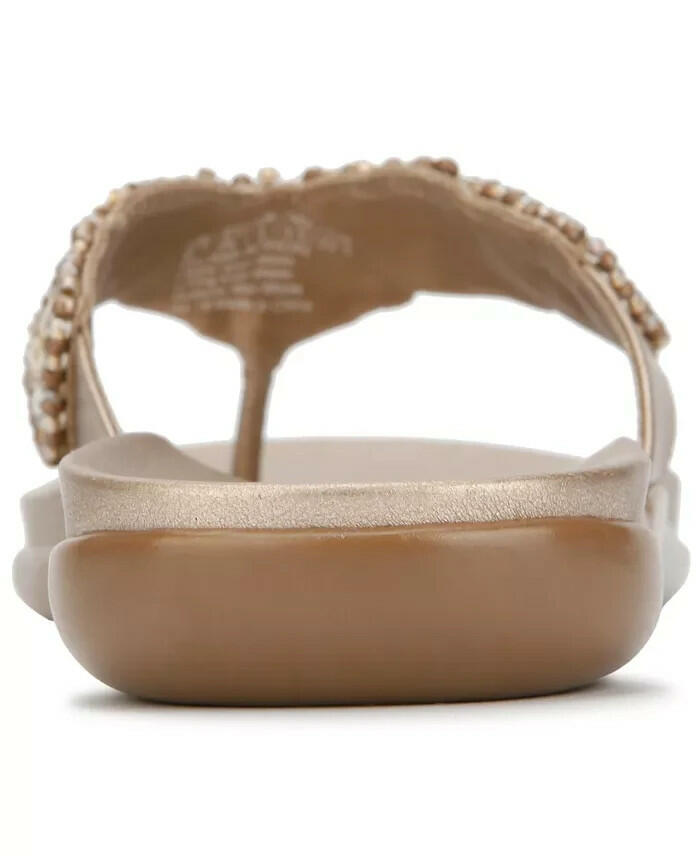 Kenneth Cole Reaction Womens Glamathon Sandals Champagne Tan 9.5 New $69