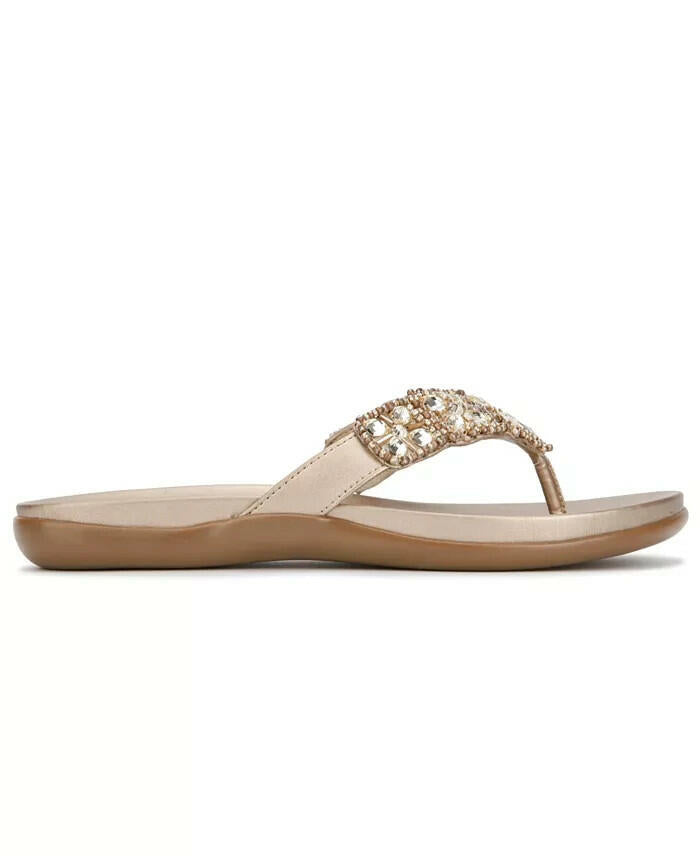 Kenneth Cole Reaction Womens Glamathon Sandals Champagne Tan 9.5 New $69