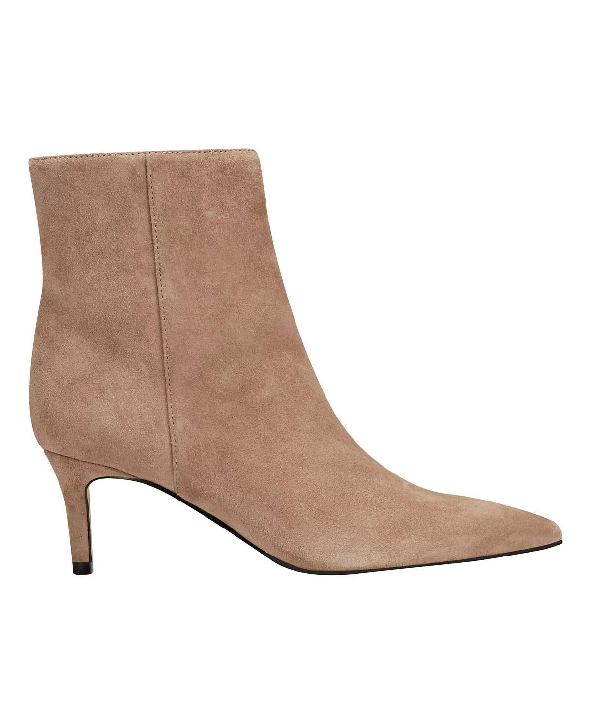 Marc Fisher Womens Glorry Pointy Toe Kitten Heel Booties Brown 7 MSRP $159