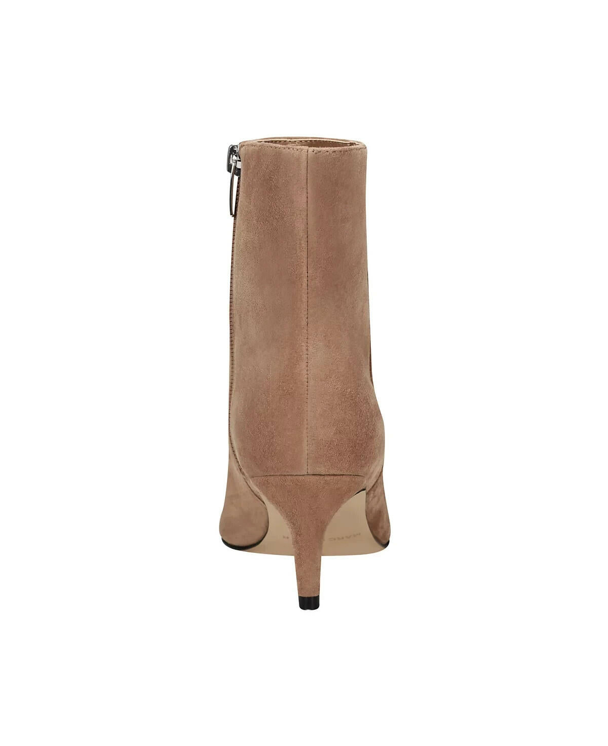 Marc Fisher Womens Glorry Pointy Toe Kitten Heel Booties Brown 7 MSRP $159