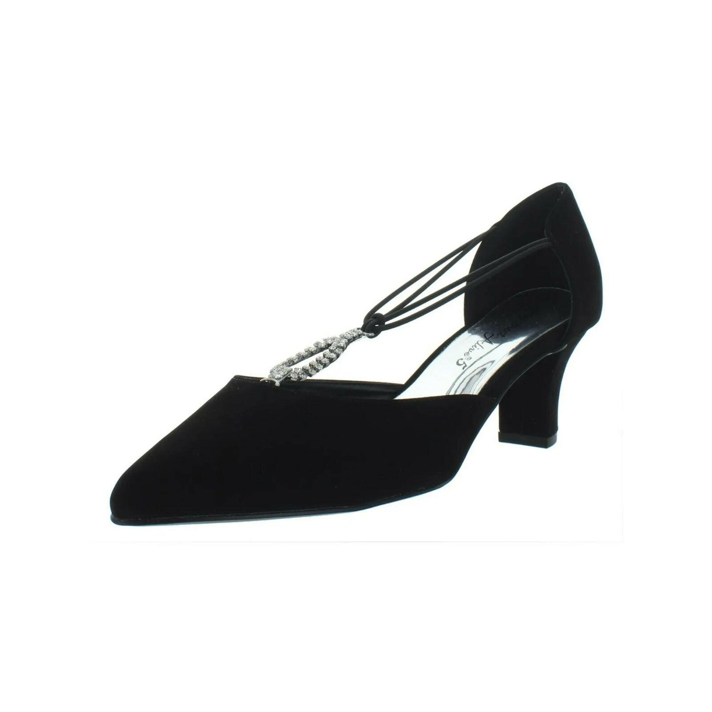 Easy Street Moonlight Evening Pump Black 9.5 Wide New $79