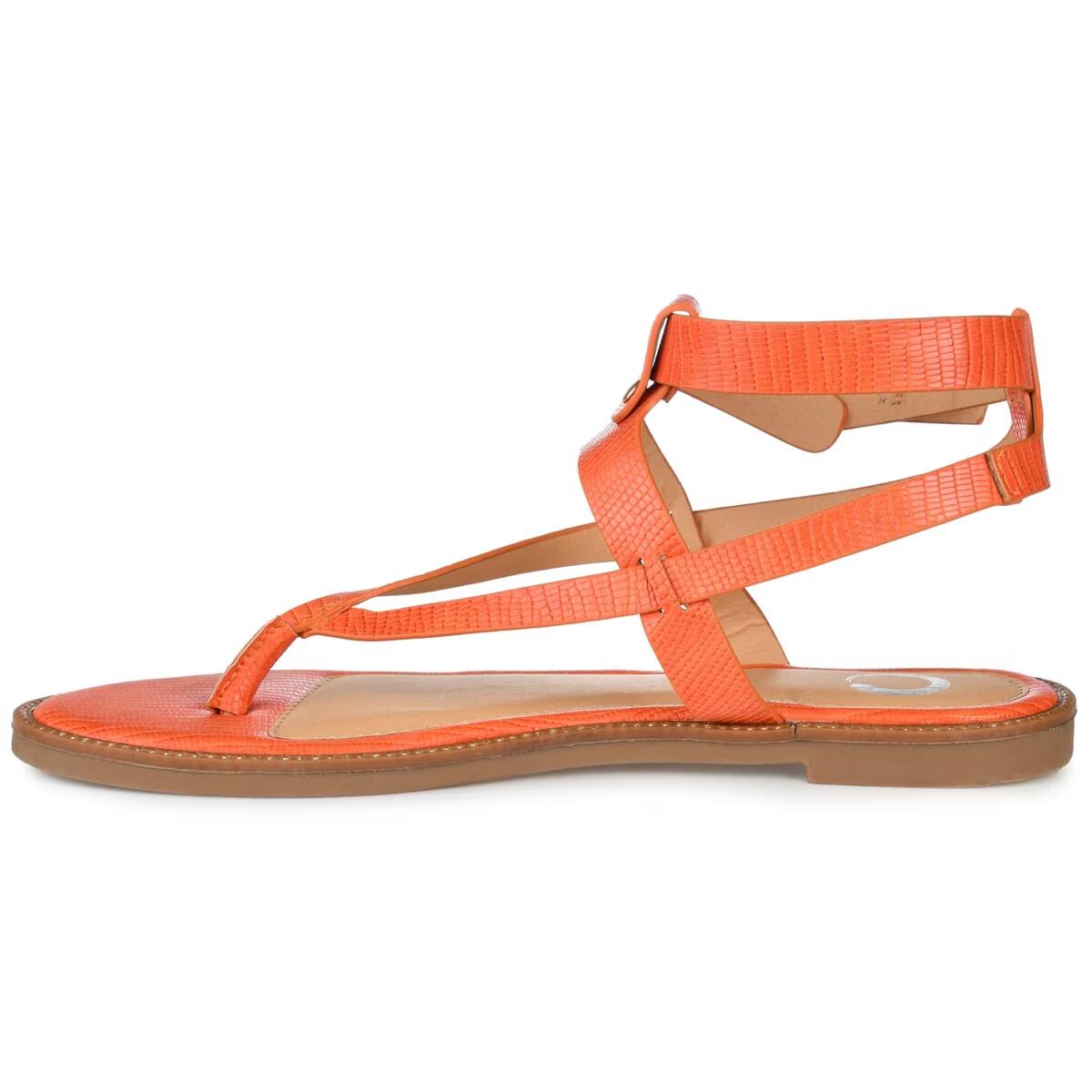 Journee Collection Womens Tangie Flat Wedge Sandals 11 MSRP $69
