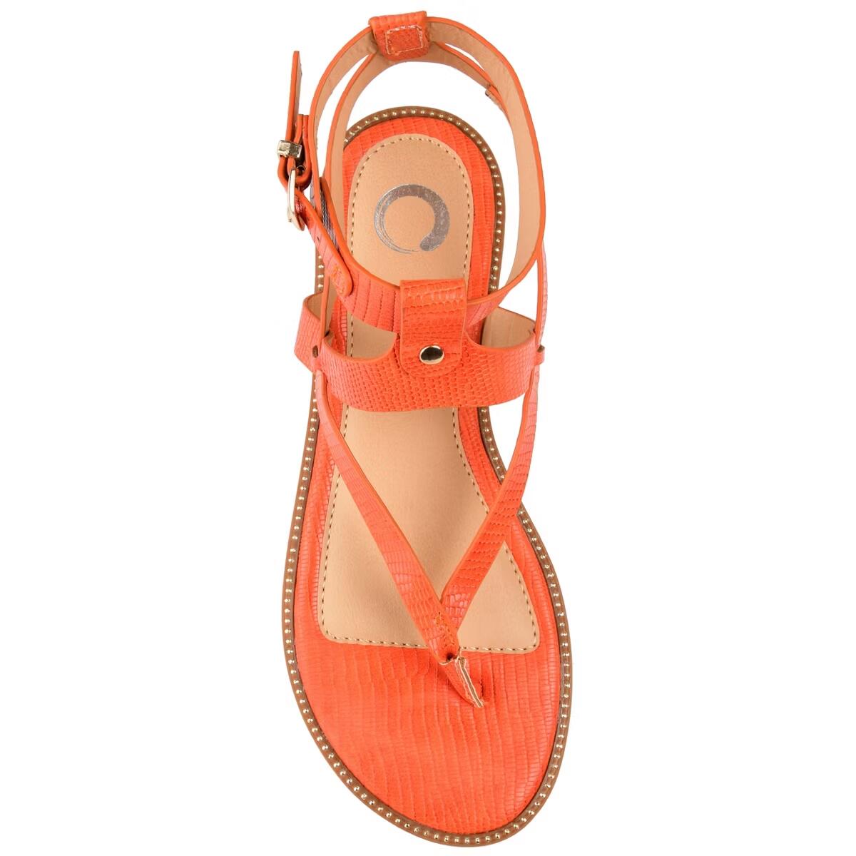 Journee Collection Womens Tangie Flat Wedge Sandals 11 MSRP $69