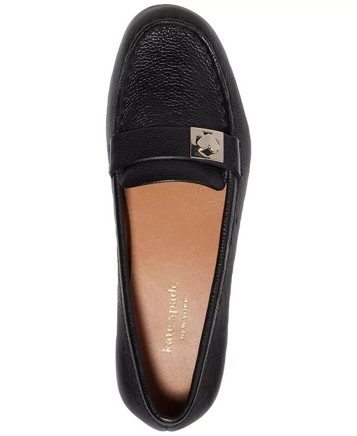 Kate Spade New York Womens Camellia Loafers Black Sz 9 MSRP $148
