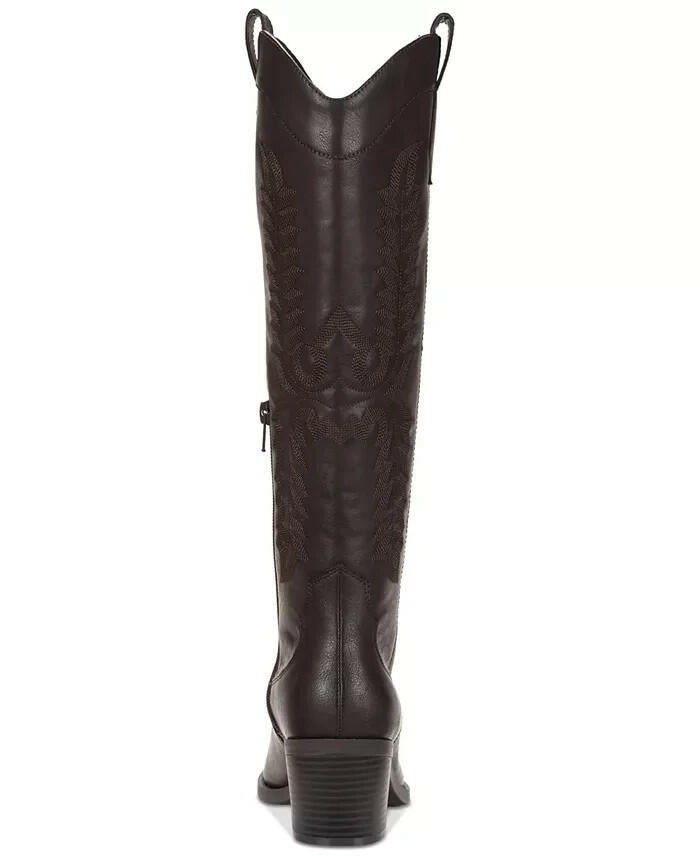 Sun + Stone Bodhiii Western Knee High Boots Ecru Women’s 6 MSRP $100