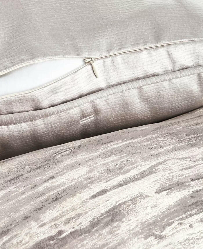 Hotel Collection Impasto Stone 3 Piece Duvet Cover Set King Beige MSRP $550