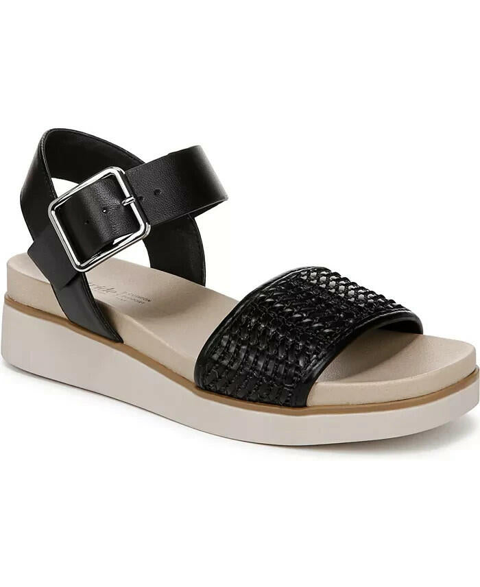 LifeStride Womens Gillian 2 Platform Sandals Black Size 6 New $69