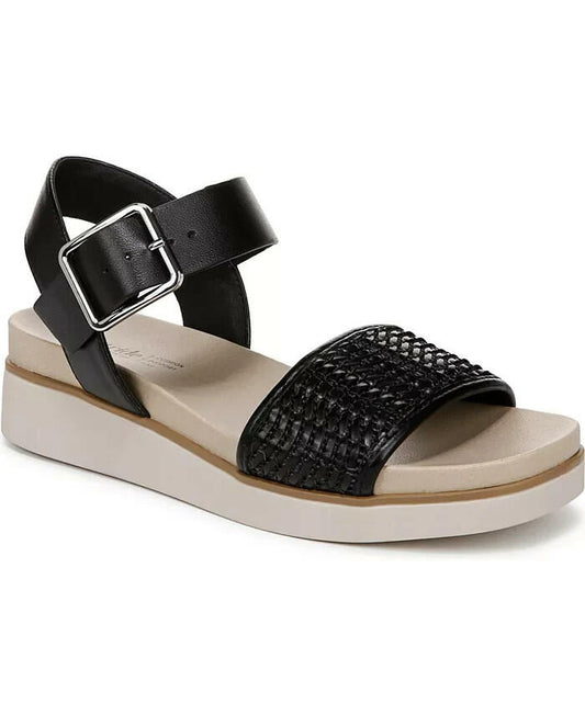 LifeStride Womens Gillian 2 Platform Sandals Black Size 6 New $69