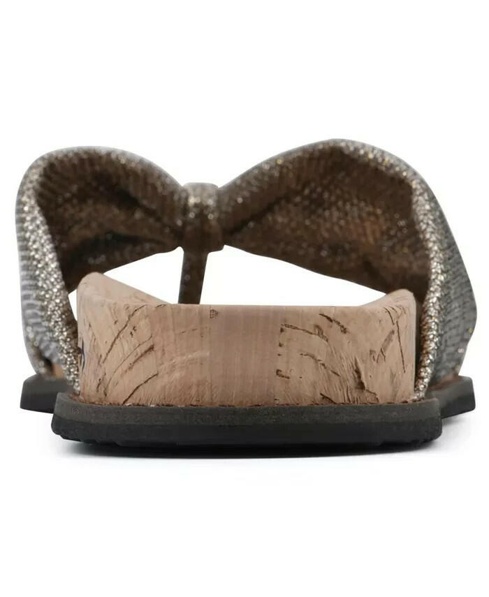 White Mountain Womens Malanga Sandals Light Gold 8 New $65