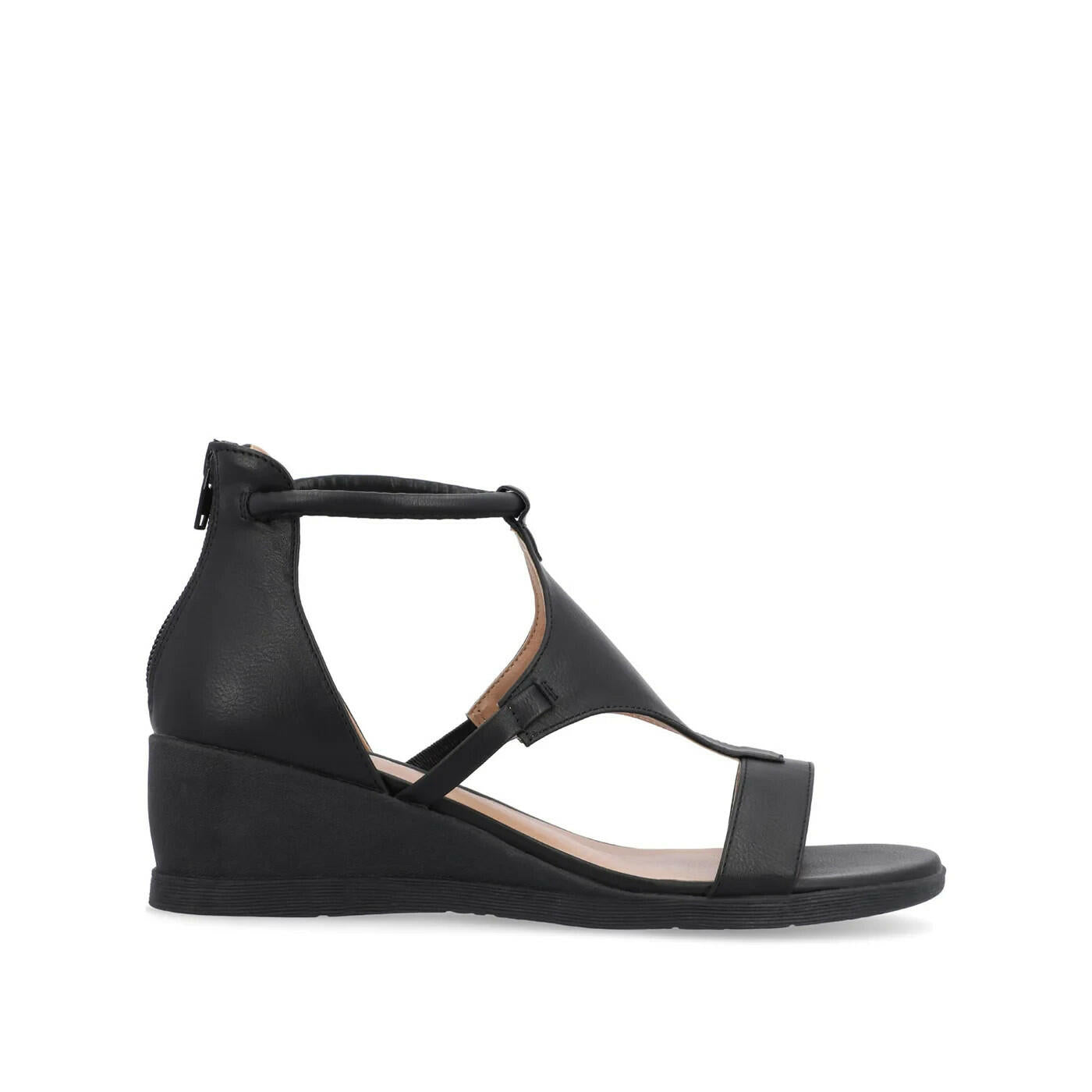 Trayle Women’s Wedge Gladiator Sandals Black Size 8.5 Wide $94 MSRP